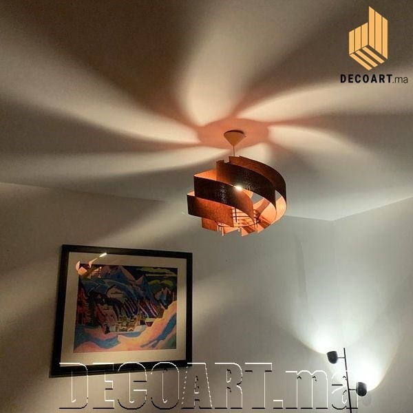 Abat-jour en spirale