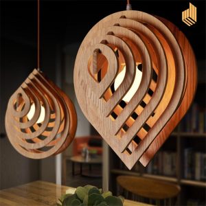 Luminaire suspendu en forme de Cage d&rsquo;oiseau