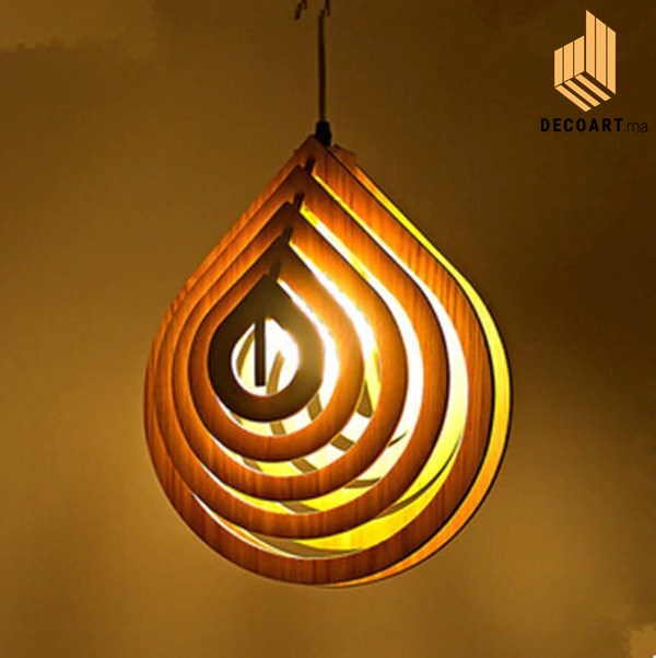 Lampe suspendue en forme de Cage d'oiseau