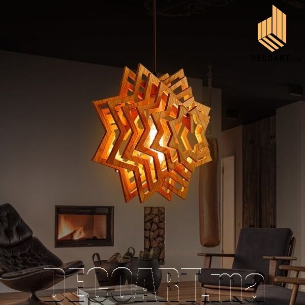 Moderne Lustre Suspension Forme Star20
