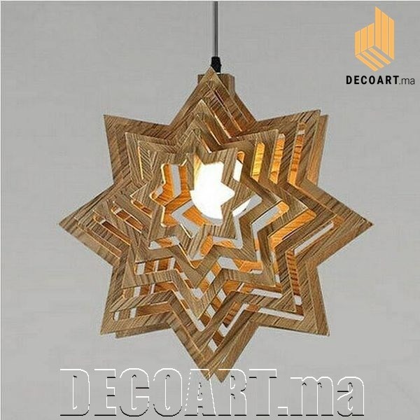 Moderne Lustre Suspension Forme Star20