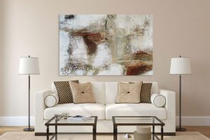 Abstrait en beige