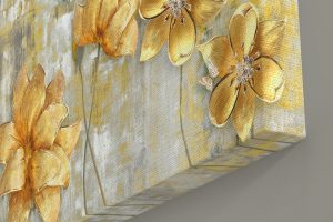 Feuille d’or abstrait