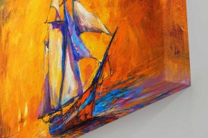 Voilier en pleine Mer