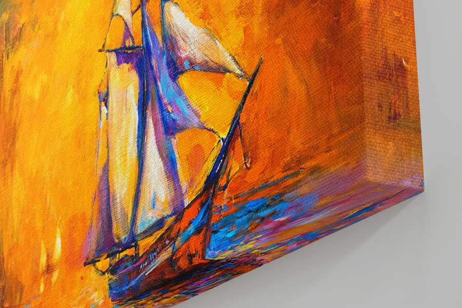 tableau decoratif Voilier en pleine Mer prix maroc.jpg