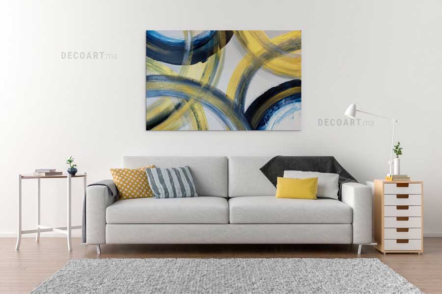 Abstrait fluide art texture prix maroc