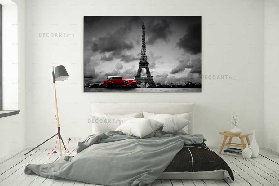 parix noir et blanc tableau deco