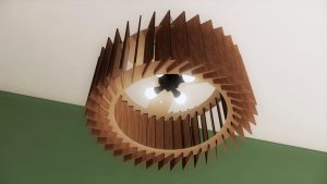 Luminaire suspension paramétrique model 2